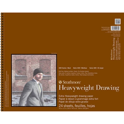 Strathmore® 400 Series Heavyweight Drawing Paper Pad