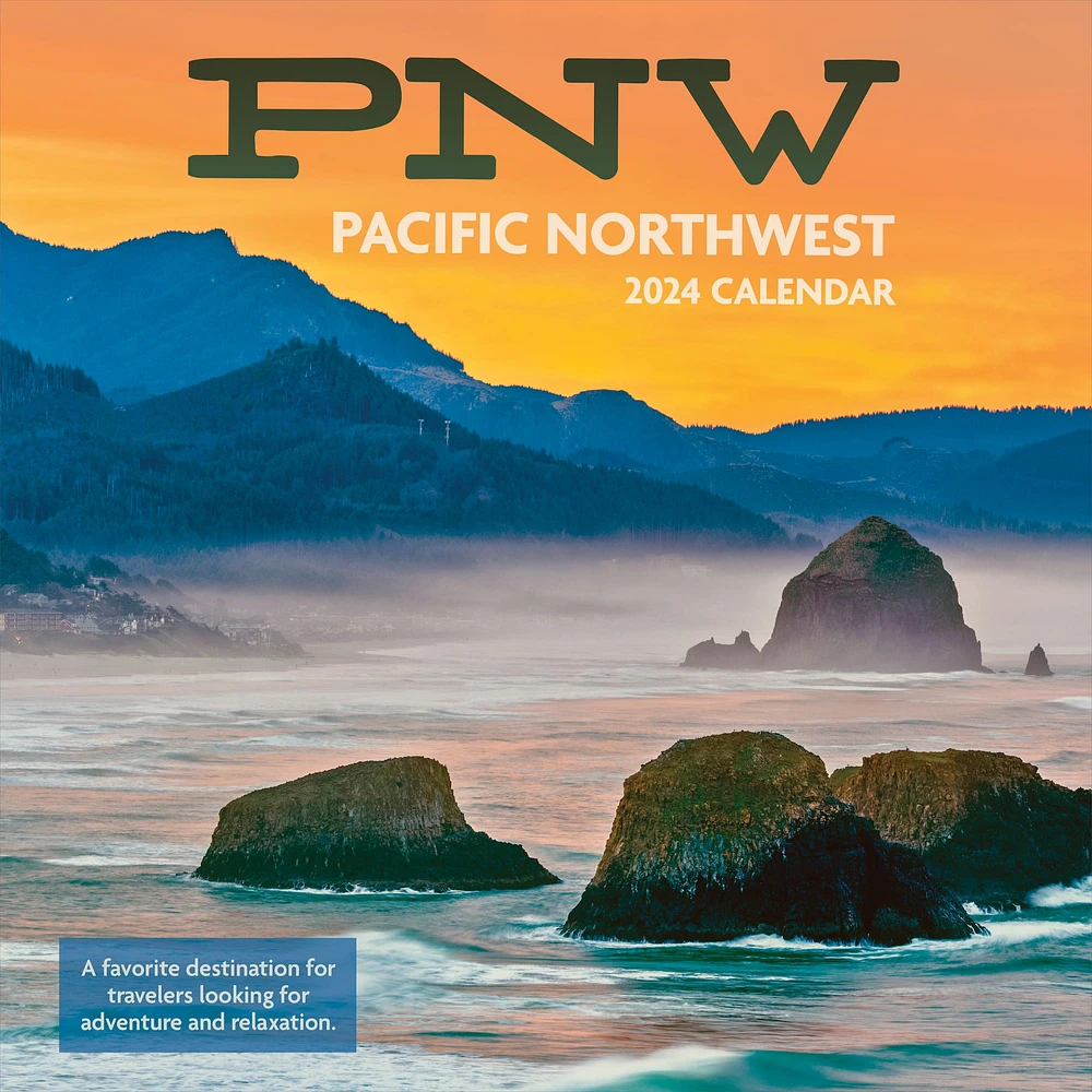 TF Publishing 2024 Pacific Northwest Wall Calendar