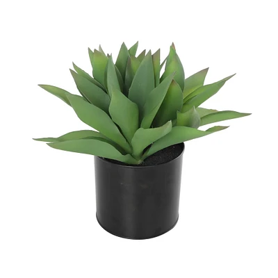 12"  Potted Green Foliage Artificial Plant