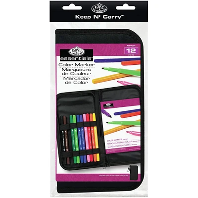 Royal & Langnickel® essentials™ Keep n' Carry™ Color Marker Artist Set