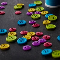 12 Packs: 120 ct. (1,440 total) Favorite Findings™ Neon Fun Buttons 