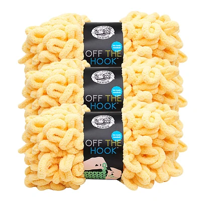 3 Pack Lion Brand® Off The Hook™ Solid Yarn
