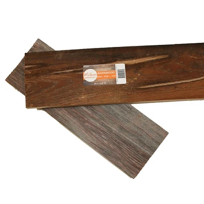 Wilson® Enterprises 24" Wide Reclaimed Barn Wood Plank, 4ct.
