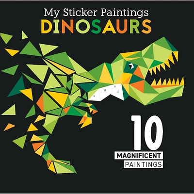 Fox Chapel Publishing My Sticker Paintings Dinosaurs Book