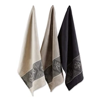 DII® Fleur De Lis Jacquard Dishtowel Set