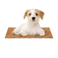 Hastings Home Bamboo Non-Slip Bath and Shower Mat, 24" x 16"