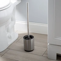 Bath Bliss Toilet Brush & Holder In Stainless Steel