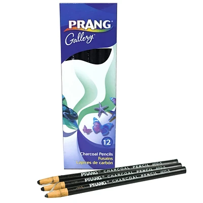 6 Packs: 12 ct. (72 total) Prang® Peel Off Charcoal Pencils
