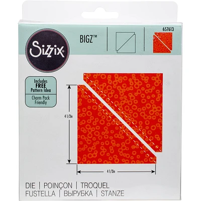 Sizzix® Bigz™ 4.5" Half-Square Triangle Die