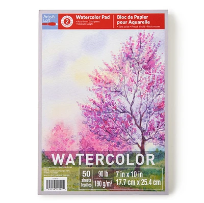 15 Pack: Watercolor Pad by Artist's Loft™, 7" x 10"