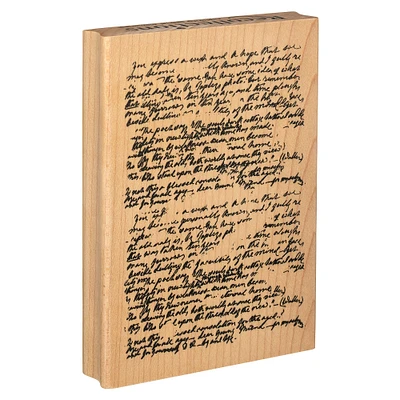 6 Pack: Manuscript Wood Stamp by Recollections™