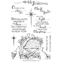 Colorado Craft Company Lovely Legs Bethlehem's Light Clear Stamps