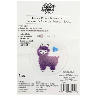 Llama Punch Needle Kit by Loops & Threads™