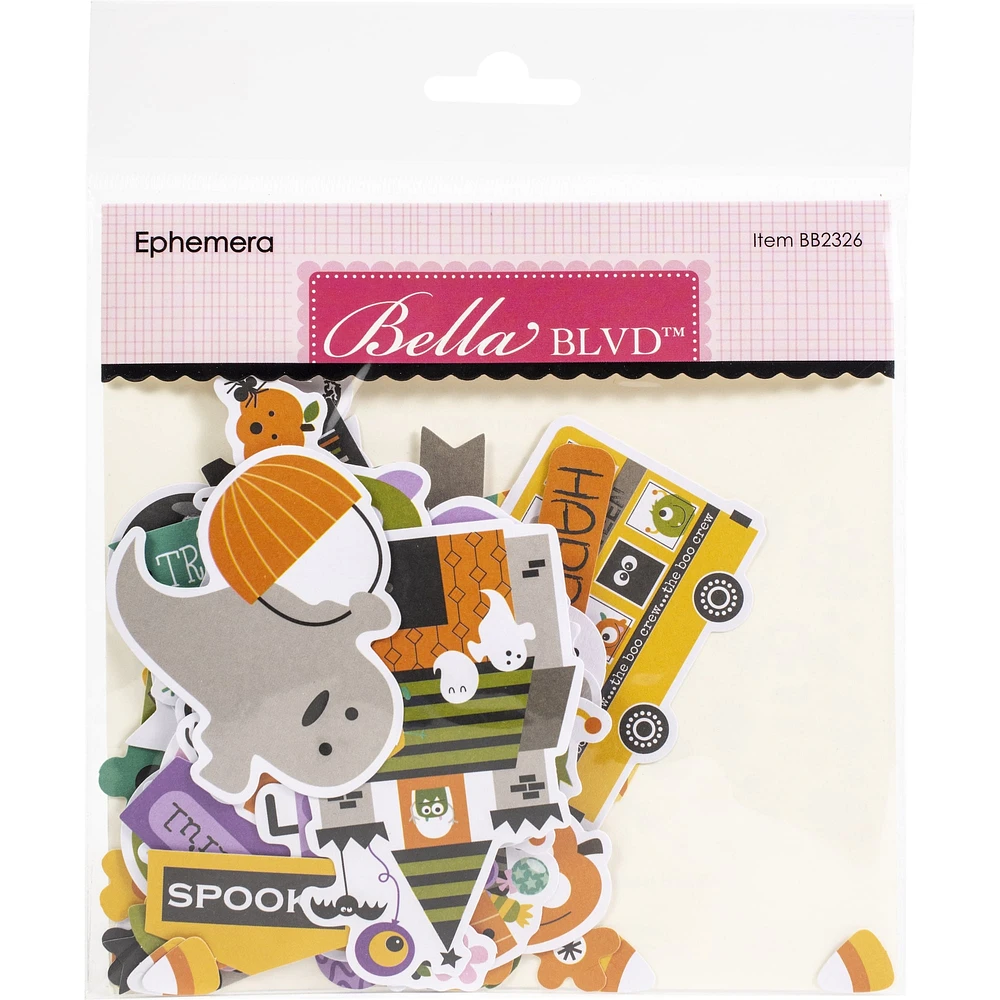 Bella Blvd™ Monsters & Friends Cardstock Ephemera Icons