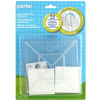 Perler® Large Interlocking Square Pegboards, 2ct.