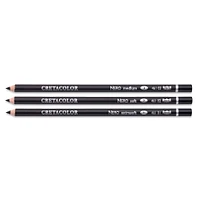 12 Packs: 3 ct. (36 total) Cretacolor Nero Oil Charcoal Pencils