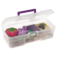 Akro-Mils 12" Clear Craft Supply Box