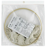 Solid Oak Make-Ramé™ Dragonfly Macramé Wall Hanging Kit