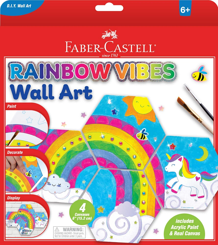 Faber-Castell® Rainbow Vibes Wall Art Kit