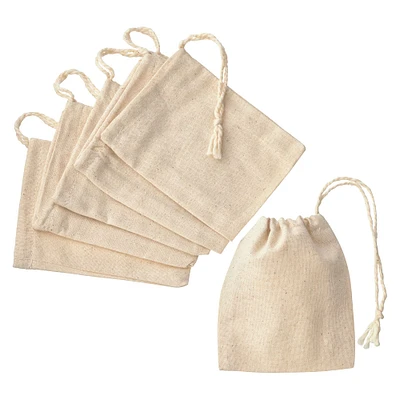 Celebrate It™ Occasions™ Muslin Favor Bag, 12 Pack