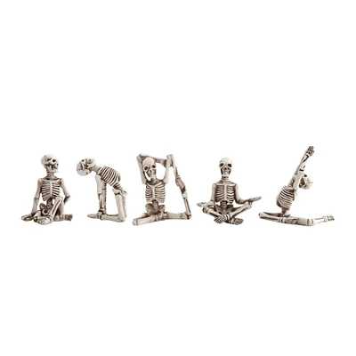 Hello Honey® Skeletons in Yoga Pose Set