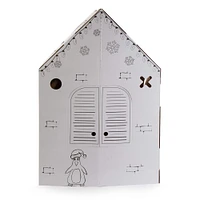 Easy Playhouse Holiday Cottage Cardboard Playhouse