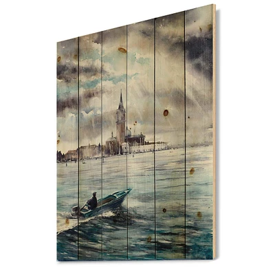 Designart - Storm Over Venice In Italy