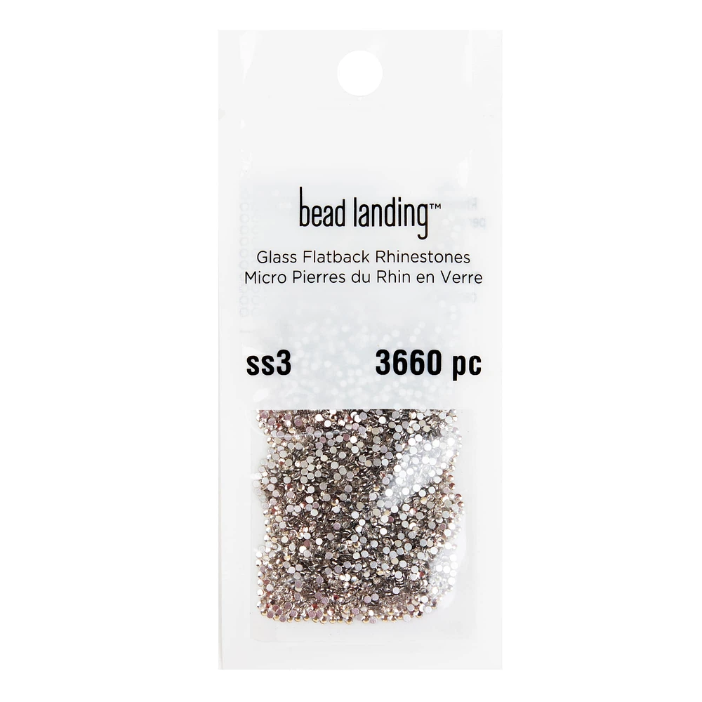 SS3 Glass Flatback Rhinestones by Bead Landing™