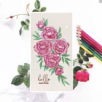 Hero Arts + Gina K Friendship Blooms Stamp Set