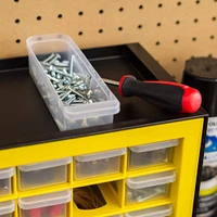 IRIS Black and Yellow -Drawer Parts Cabinet