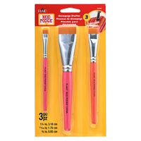 6 Packs: 3 ct. (18 total) Mod Podge® Decoupage Brush Set