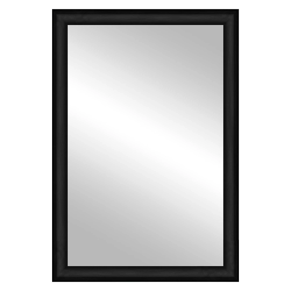 Timeless Frames® Jude Black 24" x 37" Framed Mirror