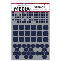 Dina Wakley Media Shape Mashup Stencils