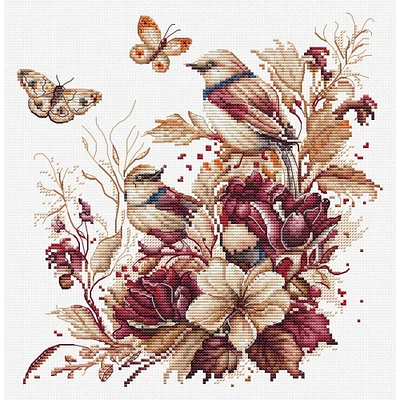 Luca-S The Birds-Autumn Counted Cross-Stitch Kit