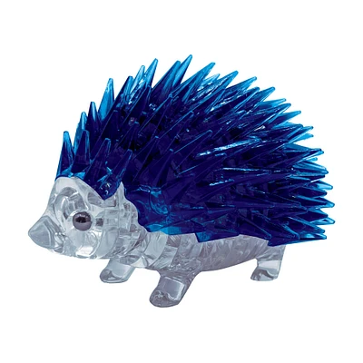 3D Crystal Puzzle - Hedgehog (Blue): 55 Pcs