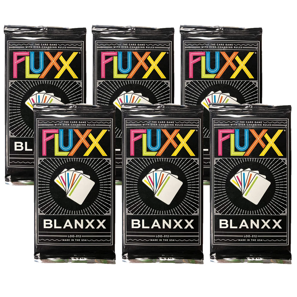 Looney Labs Fluxx® Blanxx Expansion Pack, 6 Packs of 10