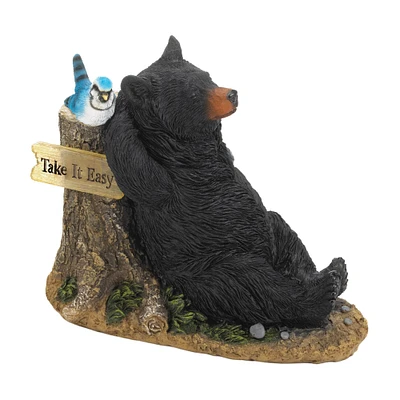 8.5'' Lounging Bear Solar Light