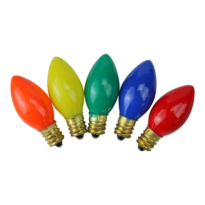 Multicolor Opaque C7 Incandescent Replacement Bulbs, 25ct.