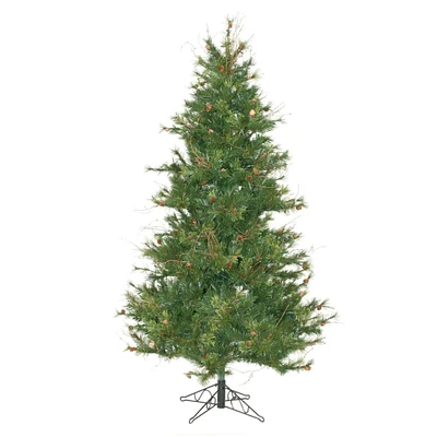 7.5ft. Unlit Mixed Country Pine Slim Artificial Christmas Tree