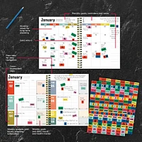 TF Publishing Medium 2022-2023 Angled Colors Planner