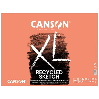 Canson® XL® Recycled Sketch Pad, 18" x 24"