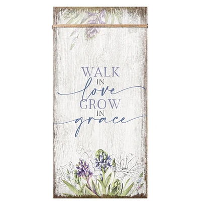 Walk In Love Wood Plaque