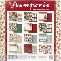 Stamperia Classic Christmas Double-Sided Paper Pad, 12" x 12"