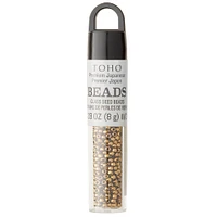 Toho Seed Beads, 2.2 mm Bronze Gold