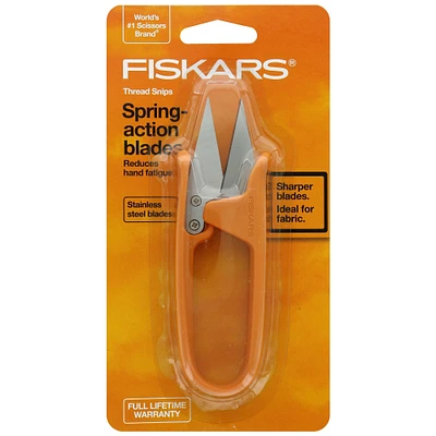 Fiskars® 5" Thread Snips Spring Action Blades