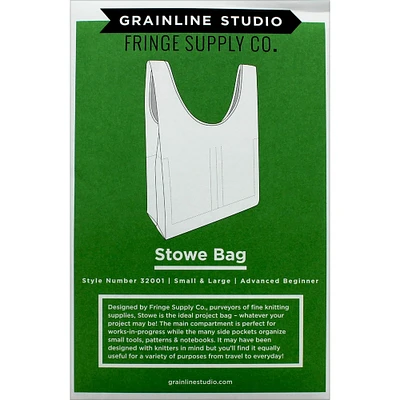 Grainline Studio Stowe Bag Pattern