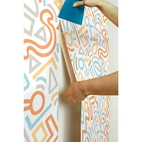 NuWallpaper Aelfie Doodle Abstract Peel & Stick Wallpaper