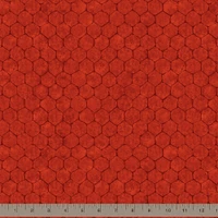 Springs Creative Crown Roost Red Chicken Wire Cotton Fabric