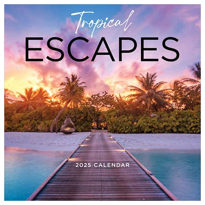 TF Publishing 2025 Tropical Escapes Wall Calendar