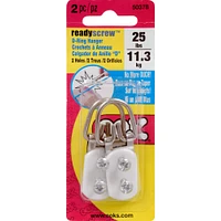 Ook® ReadyScrew™ 2-Hole D-Ring Hangers, 2ct.